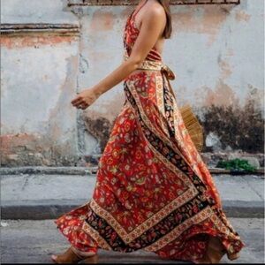 FINAL SALE!  NWOT Spell Lolita 2017 Festival maxi skirt in Campfire XS.